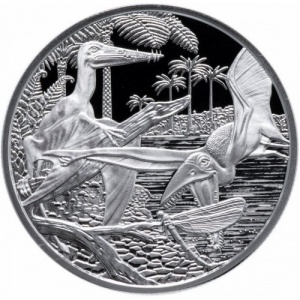 Реверс монеты Австрия, 20 евро, 2013, Доисторическая жизнь - Юрский период