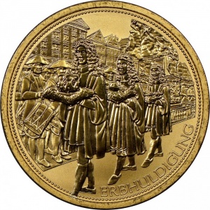 Реверс монеты Австрия, 100 евро, 2009, Короны Габсбургов - Австрийская эрцгерцогская корона