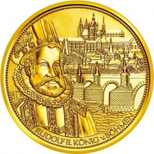 Реверс монеты Австрия, 100 евро, 2011, Короны Габсбургов - Корона святого Вацлава