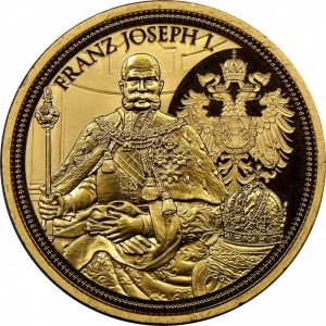 Реверс монеты Австрия, 100 евро, 2012, Короны Габсбургов - Корона Австрийской империи