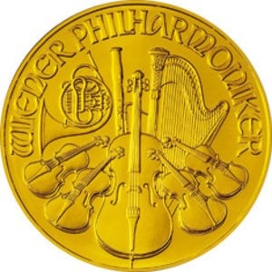 Реверс монеты Австрия, 100.000 евро, 2004, Венская филармония
