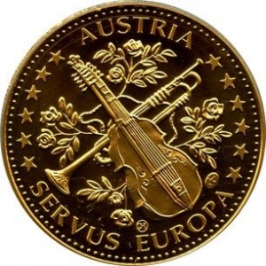 Реверс монеты Австрия, 1 ЭКЮ, 1995, Имре Кальман