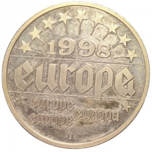Реверс монеты Австрия, 1 ЭКЮ, 1998, Виктор Клима