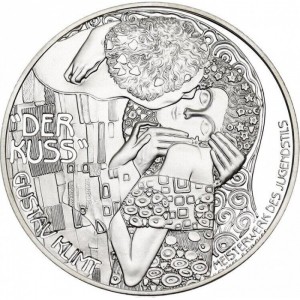 Реверс монеты Австрия, 25 евро, 1997, Густав Климт