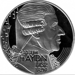 Реверс монеты Австрия, 25 ЭКЮ, 1998, Йозеф Гайдн
