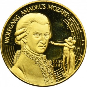 Реверс монеты Австрия, 100 ЭКЮ, 1996, 240 лет со дня рождения Вольфганга Амадея Моцарта
