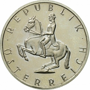 Аверс монеты Австрия, 5 шиллингов, 1968-2001