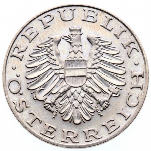 Аверс монеты Австрия, 10 шиллингов, 1974-2001