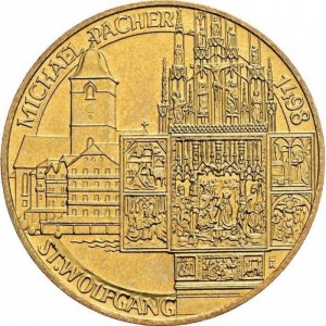 Реверс монеты Австрия, 20 шиллингов, 1998, 500 лет со дня смерти Михаэля Пахера