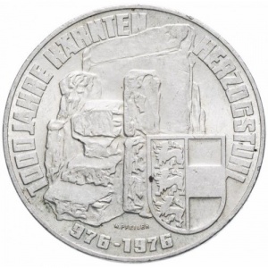Реверс монеты Австрия, 100 шиллингов, 1976, 1000 лет Каринтии