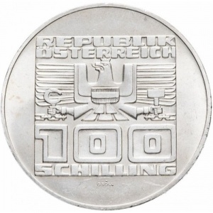 Аверс монеты Австрия, 100 шиллингов, 1978, 700 лет городу Гмунден