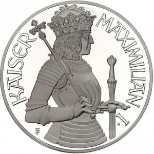 Реверс монеты Австрия, 100 шиллингов, 1992, Максимилиан I