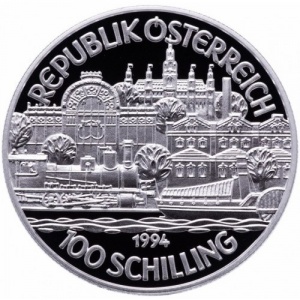 Реверс монеты Австрия, 100 шиллингов, 1994, Франц Иосиф I