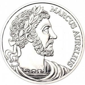 Реверс монеты Австрия, 100 шиллингов, 2000, Марк Аврелий