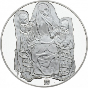 Реверс монеты Австрия, 500 шиллингов, 1990, 100 лет со дня рождения Эгона Шиле