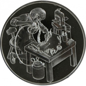 Реверс монеты Австрия, 500 шиллингов, 1998, Ювелирное дело