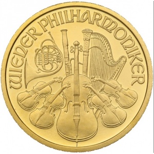Реверс монеты Австрия, 1000 шиллингов, 1994-2001, Венская филармония