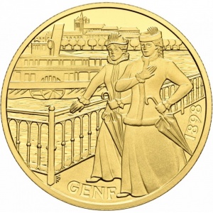 Реверс монеты Австрия, 1000 шиллингов, 1998, Габсбурги - Елизавета Баварская