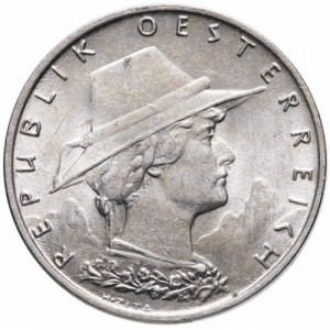 Аверс монеты Австрия, 10 грошей, 1925-1929