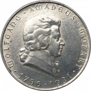 Реверс монеты Австрия, 2 шиллинга, 1931, 175 лет со дня рождения Вольфганга Амадея Моцарта