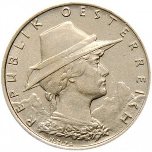 Аверс монеты Австрия, 1000 крон, 1924