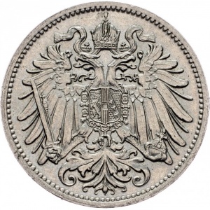Аверс монеты Австрия, 20 геллеров, 1892-1914