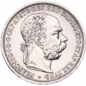 Аверс монеты Австрия, 1 крона, 1892-1907