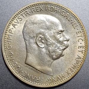 Аверс монеты Австрия, 1 крона, 1912-1916