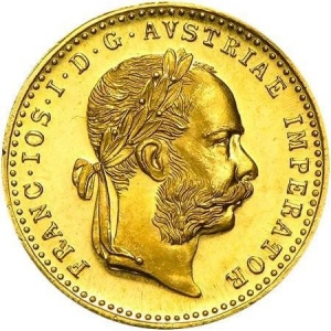 Аверс монеты Австрия, 1 дукат, 1872-1915
