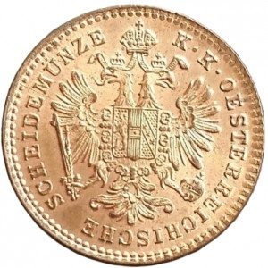 Аверс монеты Австрия, 1 крейцер, 1858-1881