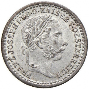 Аверс монеты Австрия, 5 крейцеров, 1867