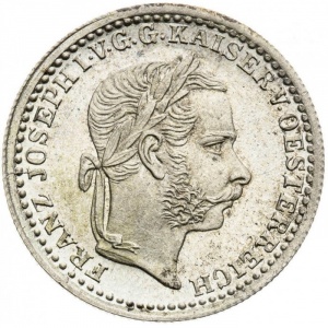 Аверс монеты Австрия, 10 крейцеров, 1867