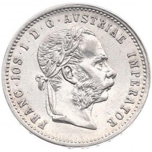 Аверс монеты Австрия, ¼ флорина, 1872-1875