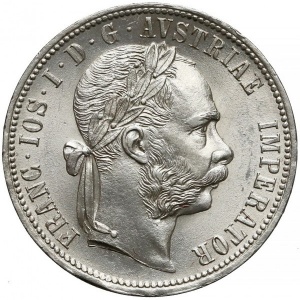 Аверс монеты Австрия, 1 флорин, 1872-1892