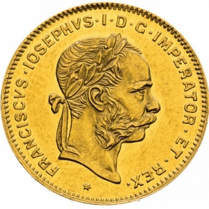 Аверс монеты Австрия, 4 флорина, 1870-1892