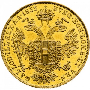 Реверс монеты Австрия, 1 дукат, 1852-1859
