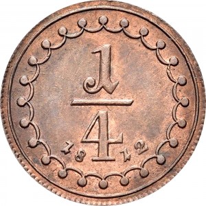 Реверс монеты Австрия, ¼ крейцера, 1812