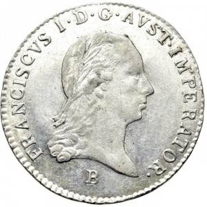Аверс монеты Австрия, 3 крейцера, 1817-1824