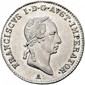Аверс монеты Австрия, 3 крейцера, 1825-1830
