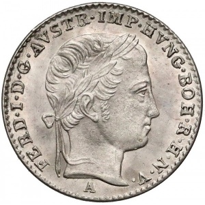 Аверс монеты Австрия, 3 крейцера, 1837-1848