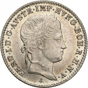 Аверс монеты Австрия, 5 крейцеров, 1837-1848