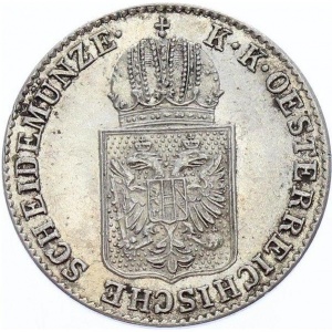 Аверс монеты Австрия, 6 крейцеров, 1848
