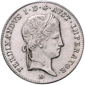 Аверс монеты Австрия, 10 крейцеров, 1835-1836