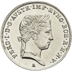 Аверс монеты Австрия, 10 крейцеров, 1837-1848