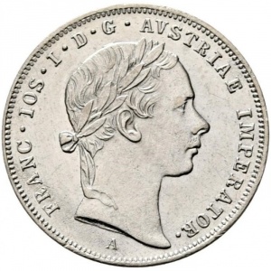 Аверс монеты Австрия, 10 крейцеров, 1852-1855