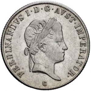 Аверс монеты Австрия, 20 крейцеров, 1835-1836