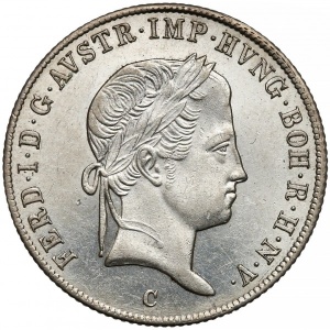Аверс монеты Австрия, 20 крейцеров, 1837-1848