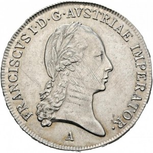 Аверс монеты Австрия, ½ талера, 1808-1810