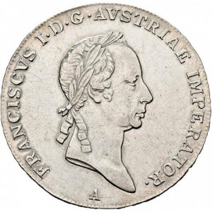 Аверс монеты Австрия, ½ талера, 1825-1830