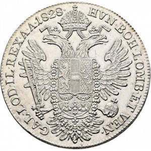 Реверс монеты Австрия, ½ талера, 1825-1830